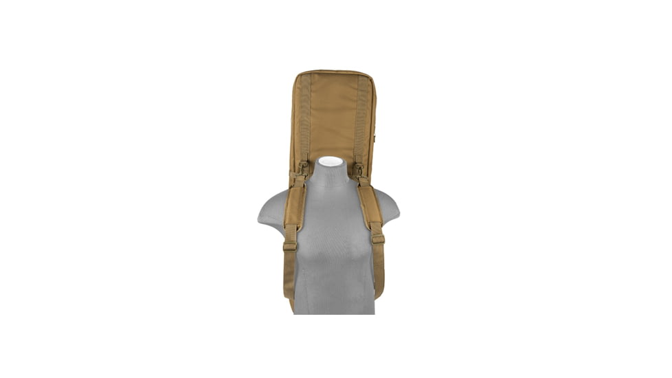 Lancer Tactical Nylon 3-Way Carry 43in Double Rifle Gun Bag, Khaki, CA-290KN