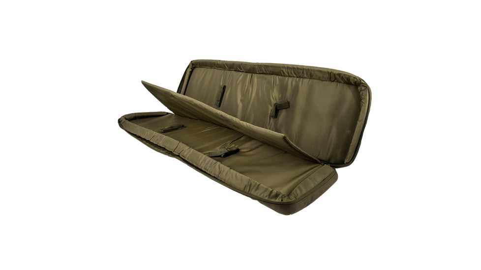 Lancer Tactical Nylon 3-Way Carry 43in Double Rifle Gun Bag, Olive Drab, CA-290GN