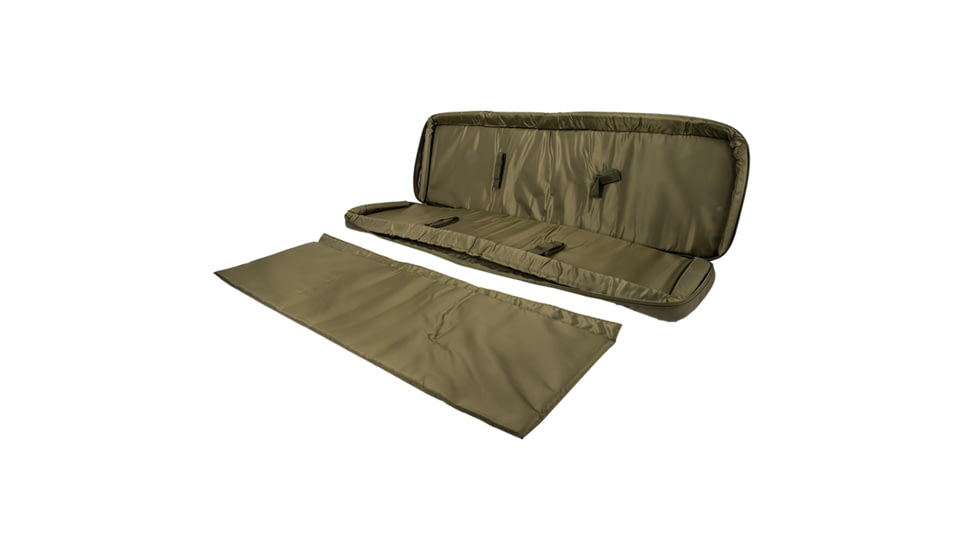 Lancer Tactical Nylon 3-Way Carry 43in Double Rifle Gun Bag, Olive Drab, CA-290GN