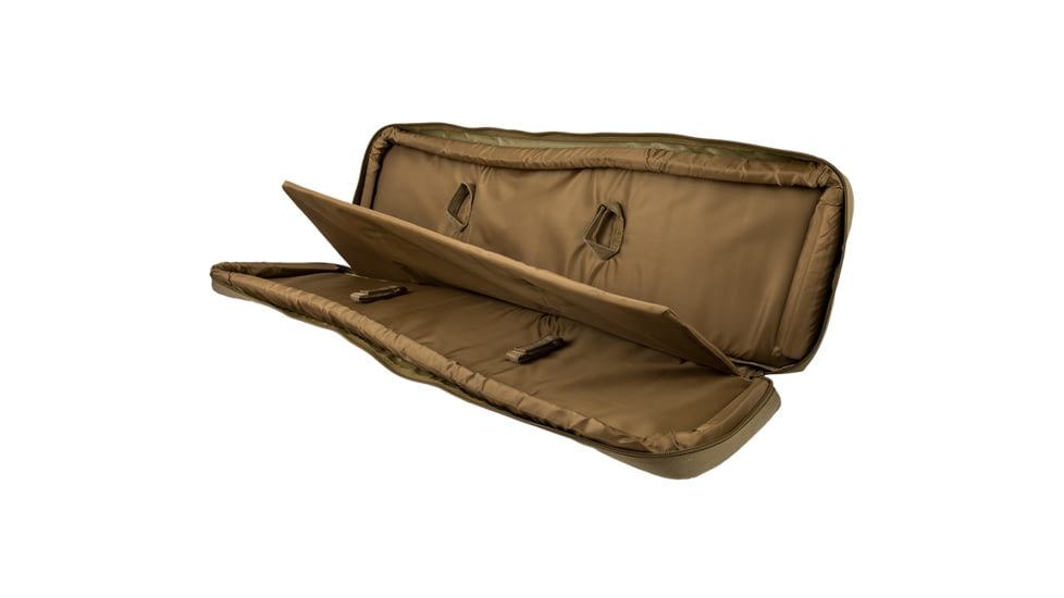 Lancer Tactical Nylon 3-Way Carry 43in Double Rifle Gun Bag, Tan, CA-290TN