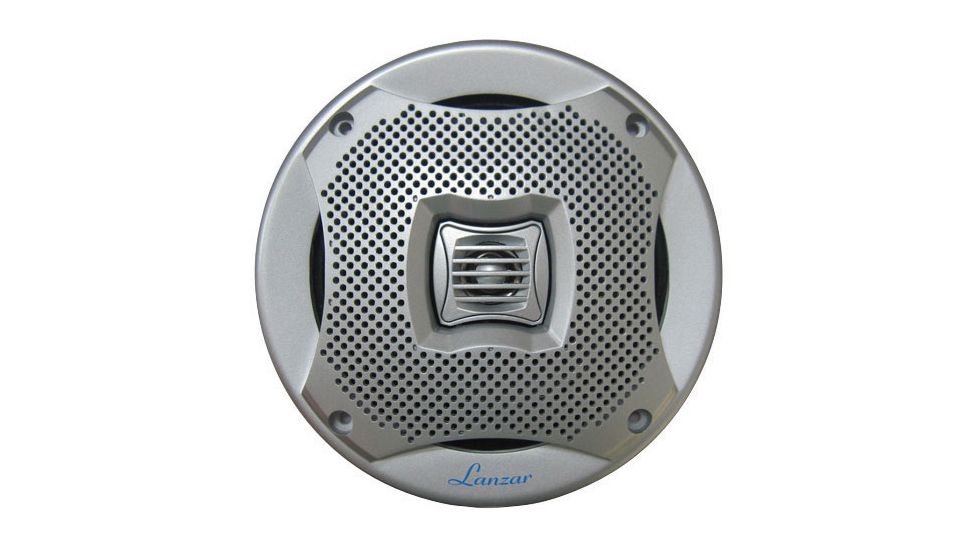 Lanzar 5.25in 2-Way Marine Speakers 400W, Silver AQ5CXS