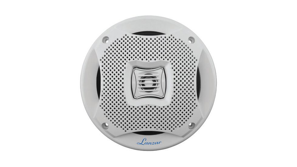 Lanzar 5.25in 2-Way Marine Speakers 400W, White AQ5CXW