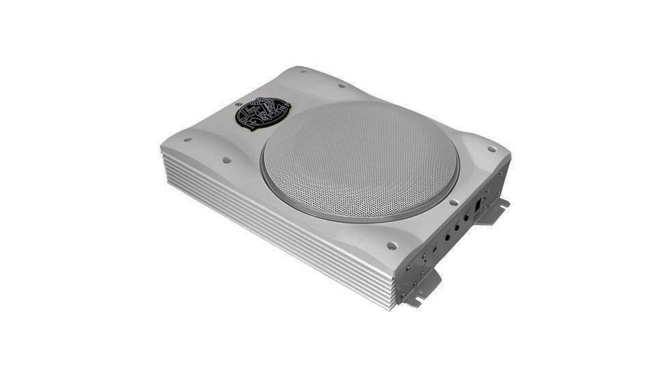 Lanzar 8in Slim Marine Woofer Enclosure 1000W, White AQTB8