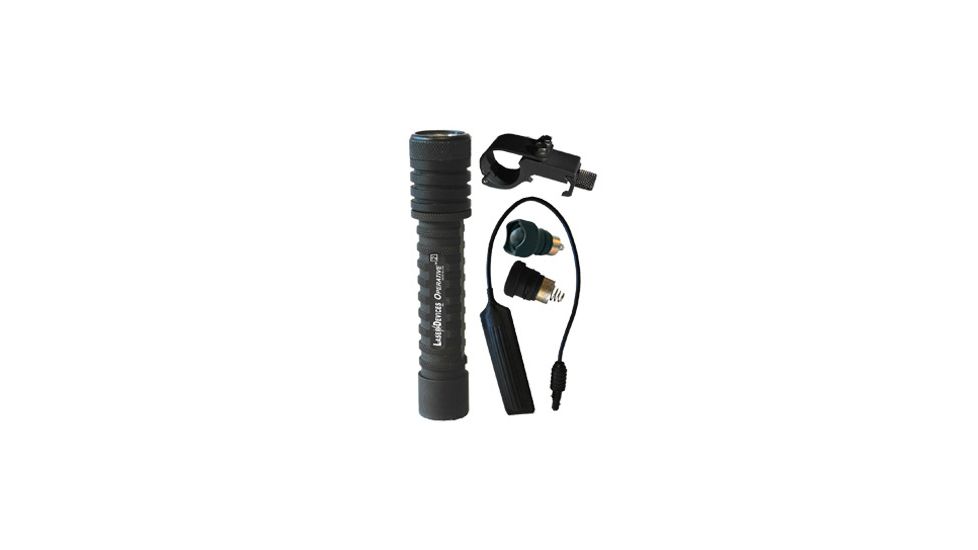 Steiner Laser Devices Incandescent OV 2 Flashlight, Package 5, Black