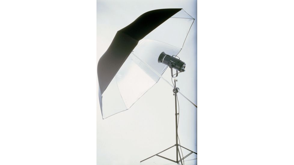 Lastolite 6'6" Jumbo Umbrella - Black/white W/clamp And Sandbag LL LU7921