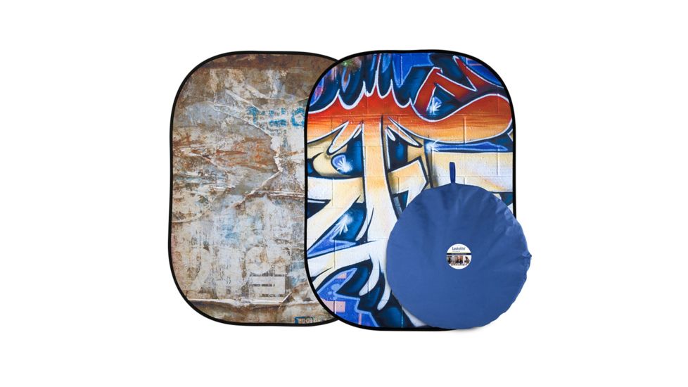 Urban Collapsible 5ft X7ft, Distressed Paper/Graffiti