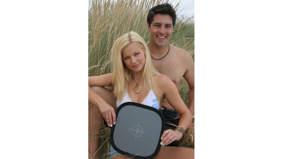 Lastolite Camera Lighting Equipment Ezybalance Grey/white Card 12" in Use