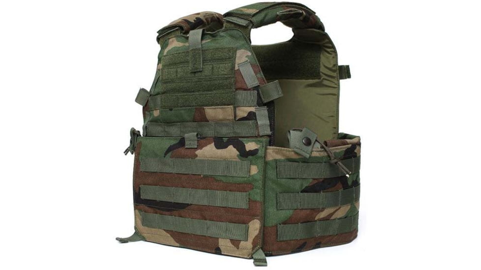 LBT Modular Plate Carrier, Woodland, Medium, LBT-6094A WOOD