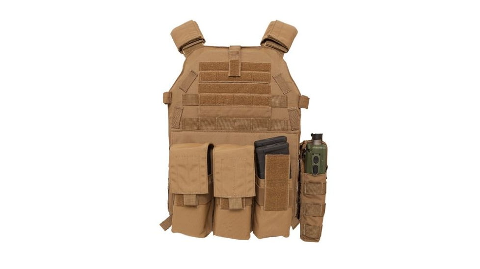 LBX Tactical Modular Plate Carrier Vest, Coyote Brown, Small LBX-0300-S-Coyote Brown