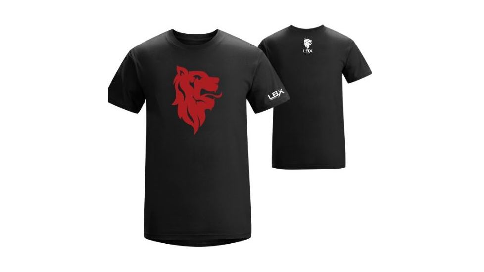LBX Tactical Large Black LBX Logo Tee, Black, Large LBX-6100-BLK Black Large