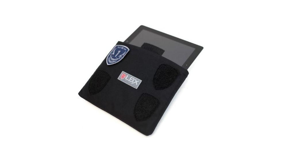 LBX Tactical Patch Up iPad Sleeve, Black LBX-0015 BLACK