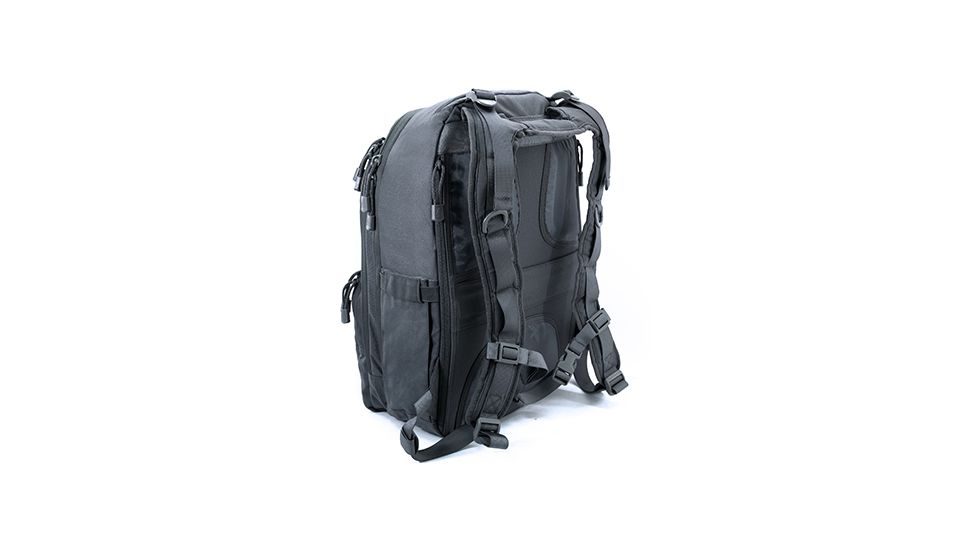Leapers Overbound Daypack, 12inx6inx18in, 600D Nylon, Gun Metal PVC-P836GM