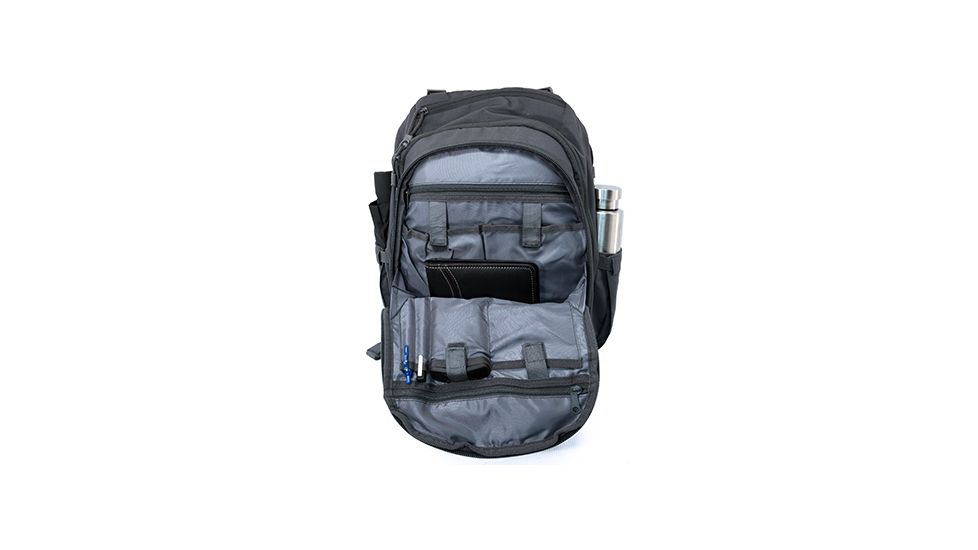 Leapers Overbound Daypack, 12inx6inx18in, 600D Nylon, Gun Metal PVC-P836GM