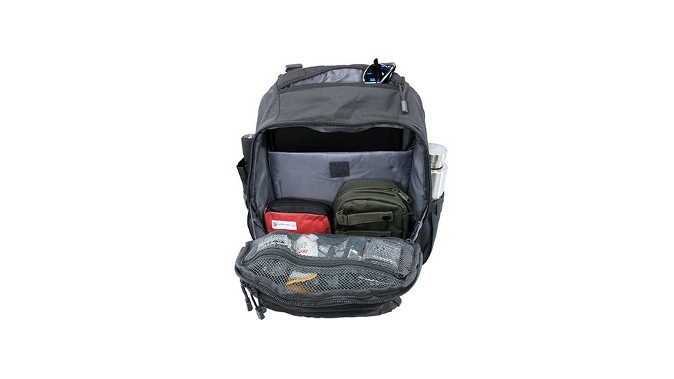 Leapers Overbound Daypack, 12inx6inx18in, 600D Nylon, Gun Metal PVC-P836GM