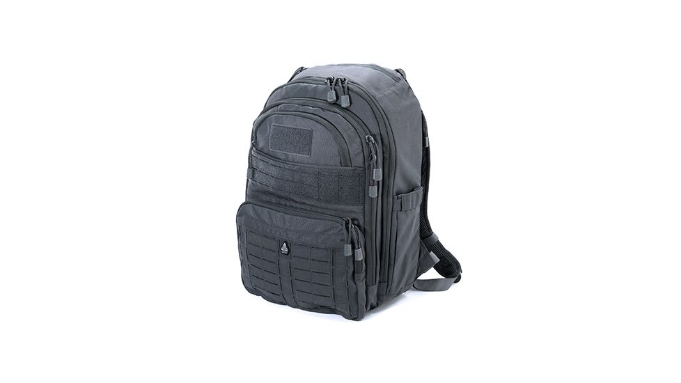 Leapers Overbound Daypack, 12inx6inx18in, 600D Nylon, Gun Metal PVC-P836GM