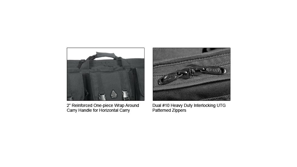 Leapers Combat Web 38in Weapon Case, Black
