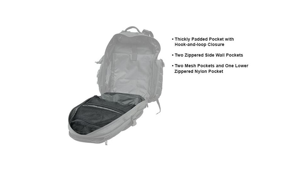 Leapers UTG 3-Day Situational Preparedness Back Pack,Black PVC-P372B