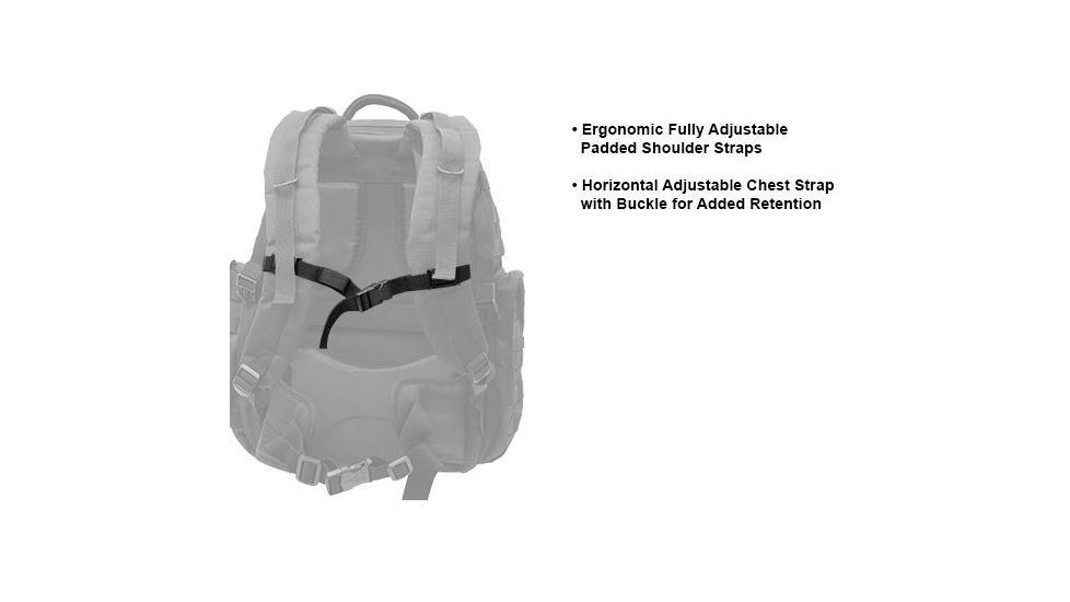 Leapers UTG 3-Day Situational Preparedness Back Pack,Black PVC-P372B