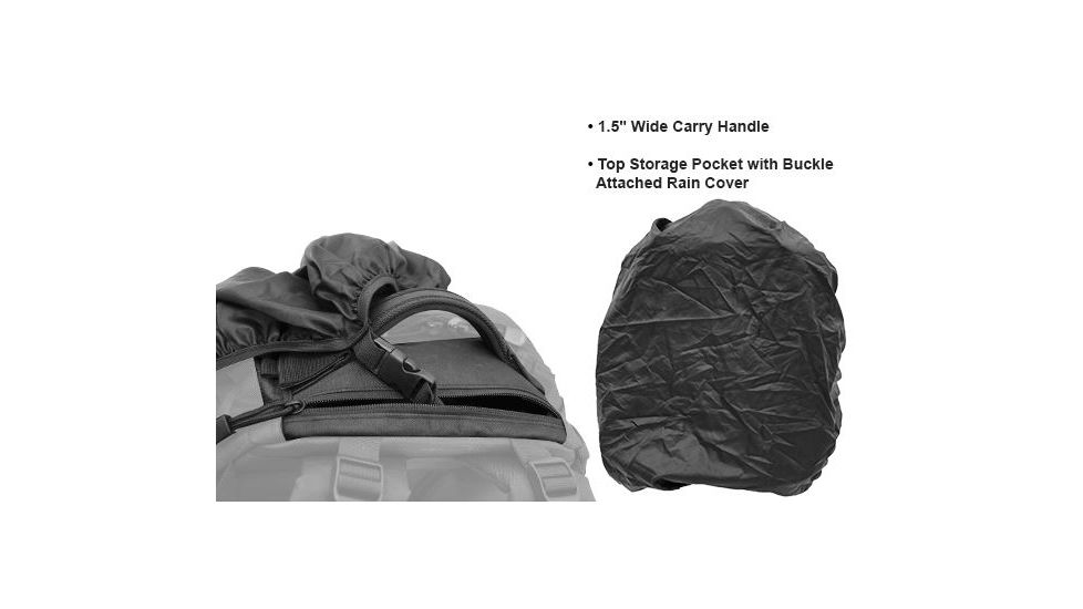 Leapers UTG 3-Day Situational Preparedness Back Pack,Black PVC-P372B