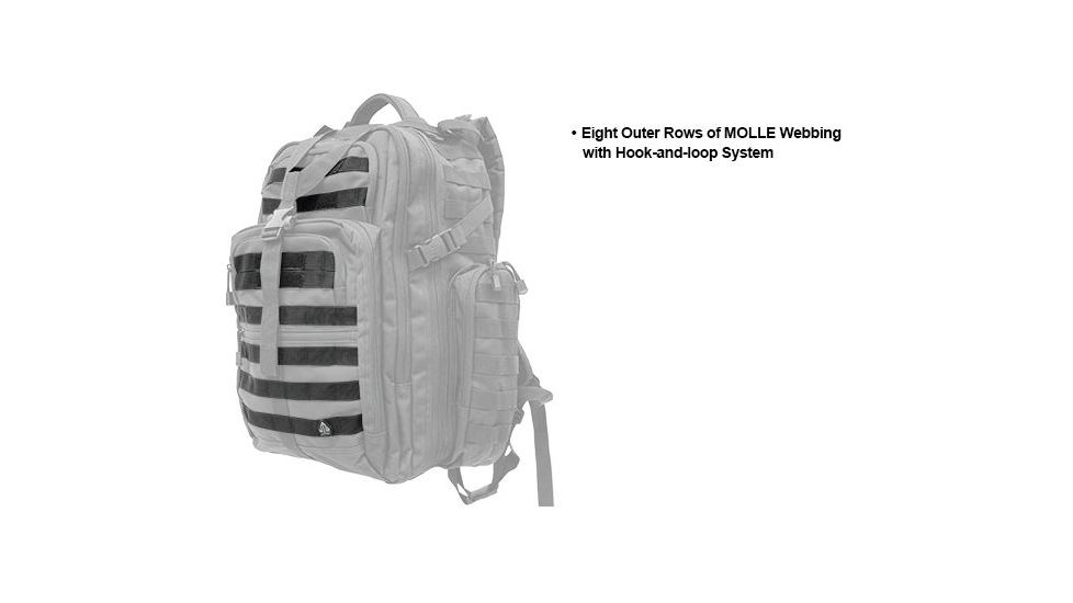 Leapers UTG 3-Day Situational Preparedness Back Pack,Black PVC-P372B