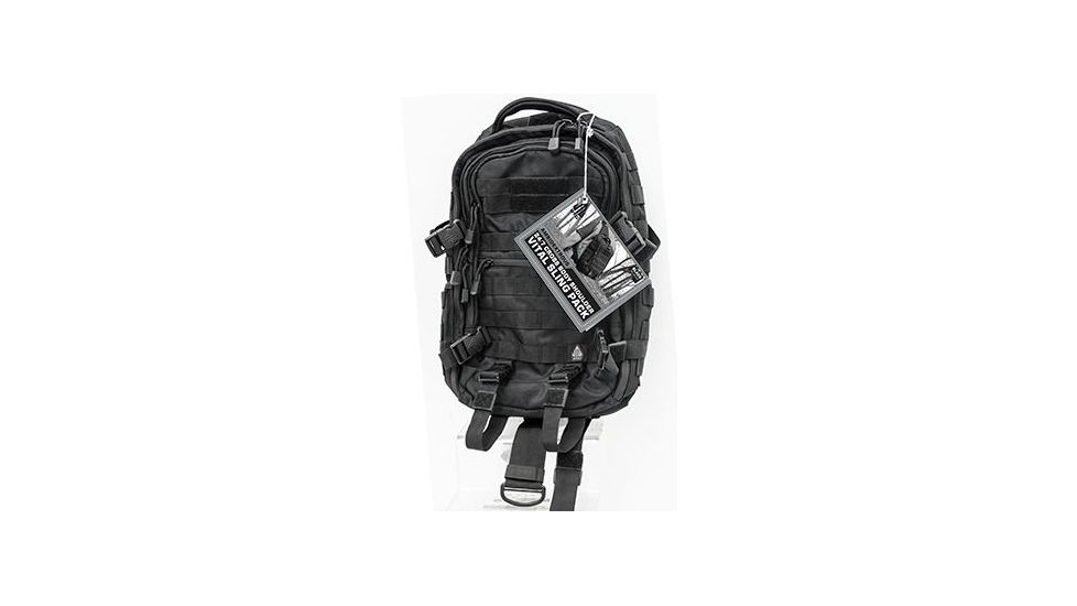 Leapers UTG Ambi 24/7 Cross Body Shoulder Vital Sling Pack,Black PVC-SP247B