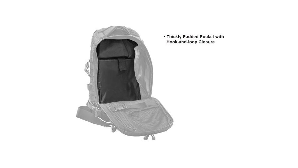 Leapers UTG Ambi 24/7 Cross Body Shoulder Vital Sling Pack,Black PVC-SP247B