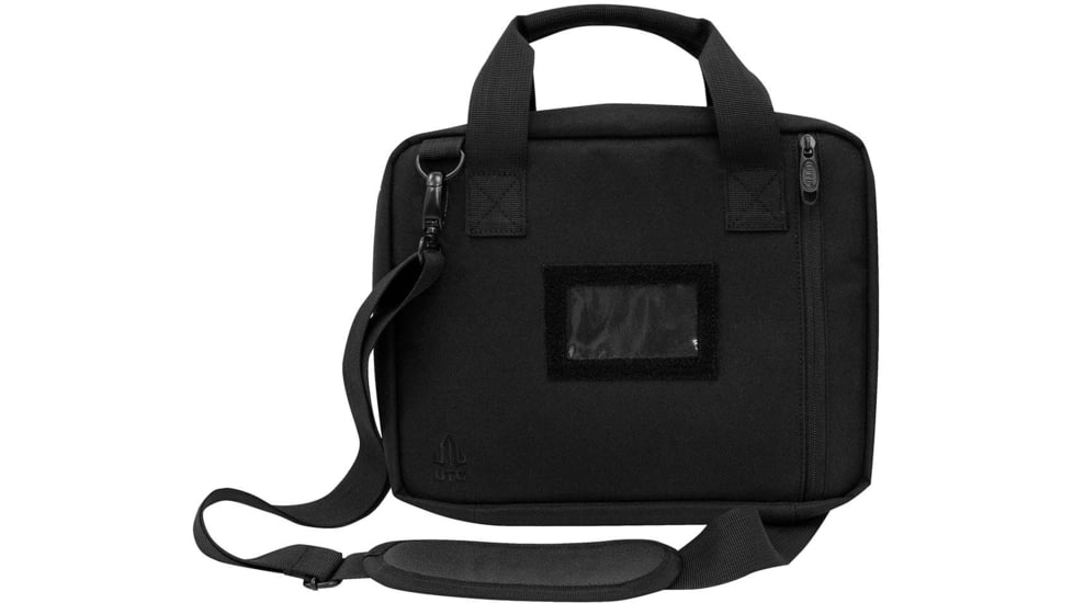 UTG Pro Competition Shooter's Double Pistol Case, Black, PVC-PC05B
