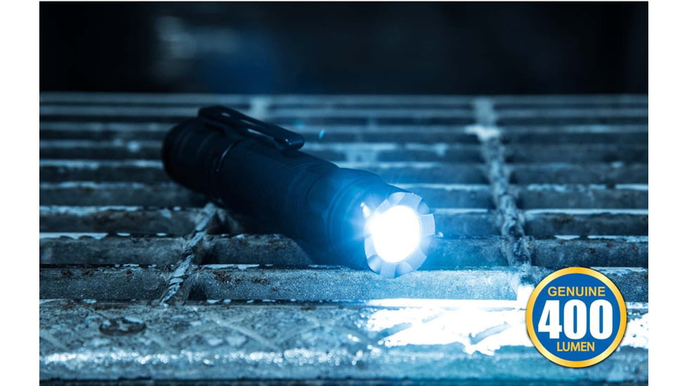 Leapers UTG Everyday Carry Flashlight, 400 Lumen, Black, LT-ELEDC01