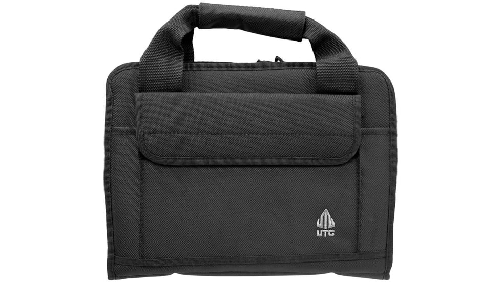 UTG Pro Homeland Security Deluxe Single Pistol Case, Black, PVC-PC01B