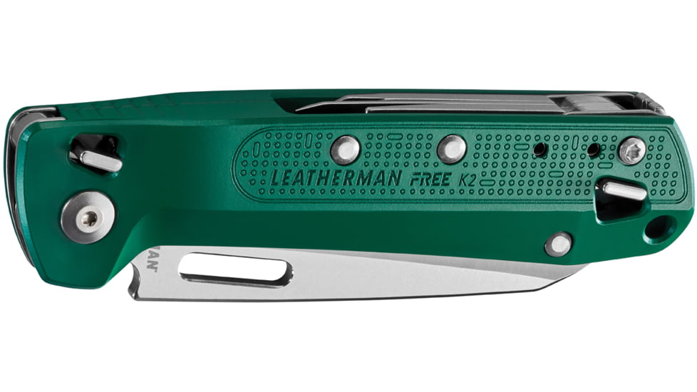 Leatherman FREE K2 Folding Knives/Multi-tool, 3.3in, 420HC SS, Evergreen, 832893