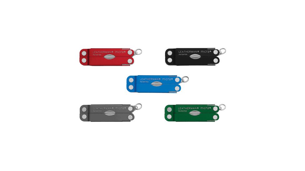 Leatherman Micra, Gray Handle, Pkg Peg - 64380103K