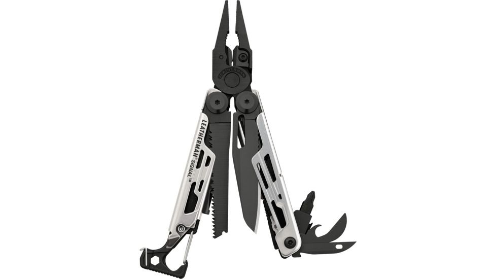 Leatherman Signal Folding Multi-Tool, Silver/ Black, 832623