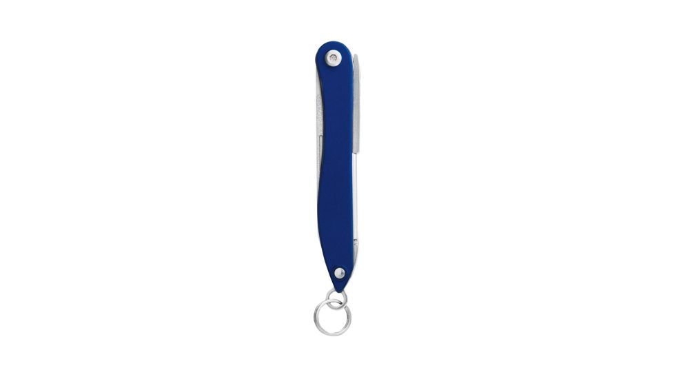 Leatherman Aluminum Handle Steel Keychain Tool w/ Tweezers, Blue 831215 