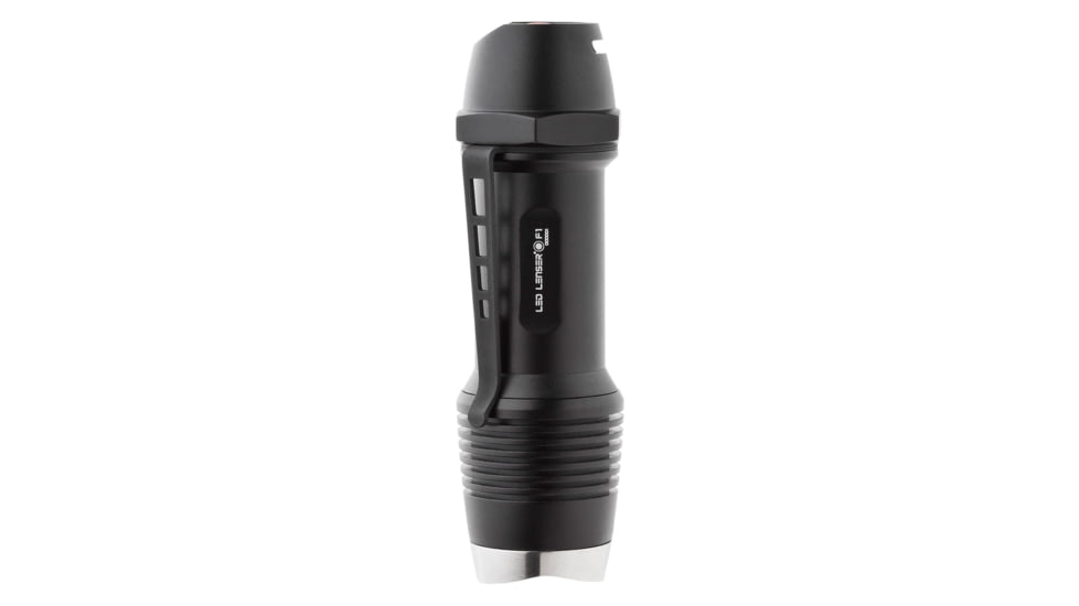LED Lenser F1 1x CR123A LED Flashlight, 400 Lumens, Clamshell, Black, 880133