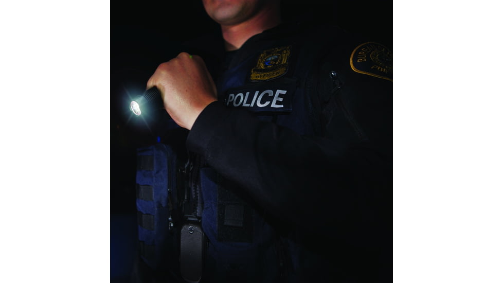 LED Lenser F1 1x CR123A LED Flashlight, 400 Lumens, Clamshell, Black, 880133