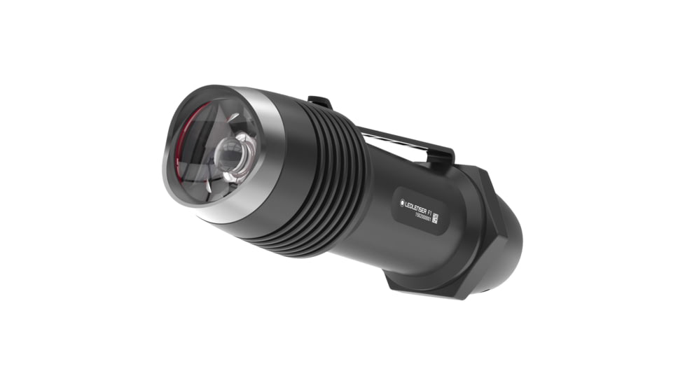 LED Lenser F1 1x CR123A LED Flashlight, 400 Lumens, Clamshell, Black, 880133