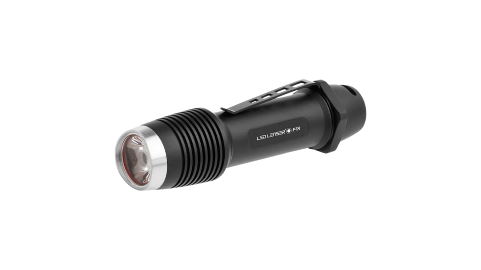 LED Lenser F1R Li-Ion Rechargeable LED Flashlight, 1000 Lumens, Clamshell, Black, 880225