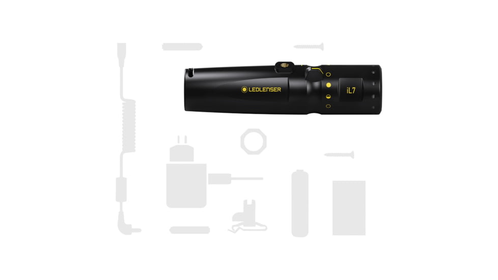 LED Lenser IL4 3x AA Compact Flashlight, 340 Lumens, Box, Black, 880434