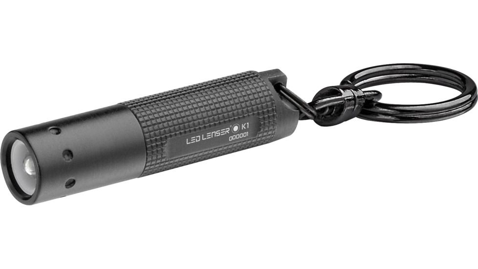 LED Lenser K1 Keychain Flashlight, Black 880101