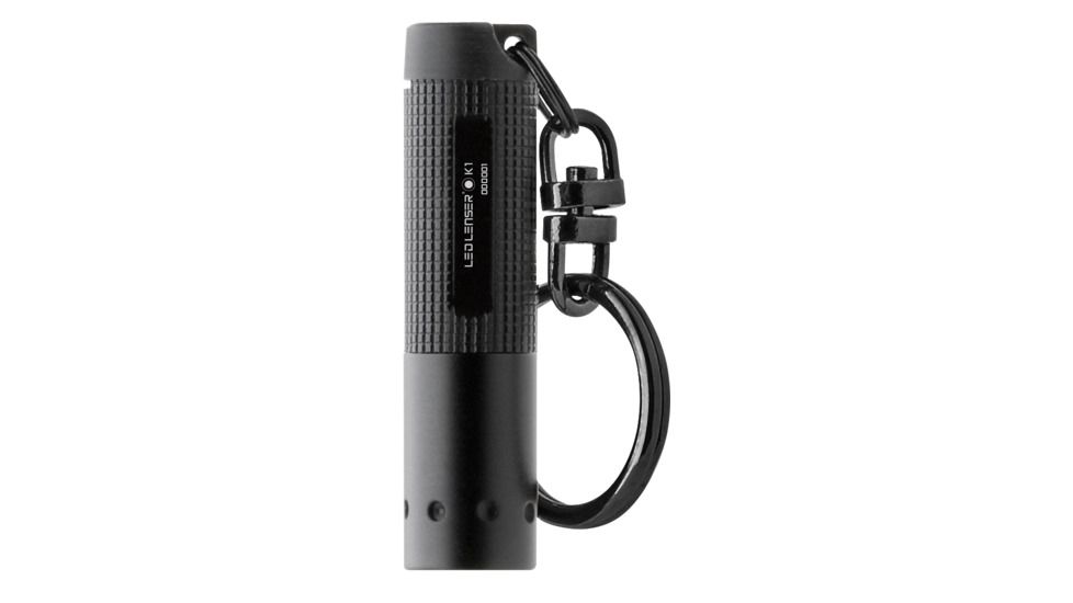 LED Lenser K1 Keychain Flashlight, Black 880101