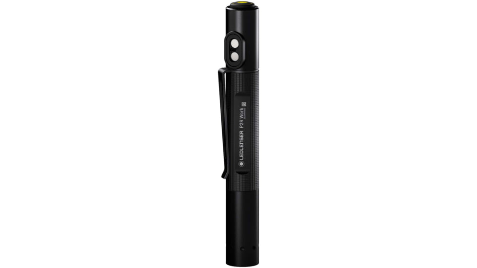 LED Lenser P2R Work Flashlight, Li-ion 3.7V, Black, 880526