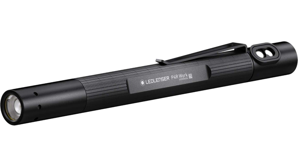 LED Lenser P4R Work Flashlight, Li-ion 3.7V, Black, 880527