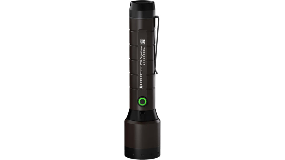 LED Lenser P6R Signature Flashlight, Li-ion 3.63V, Black, 880521