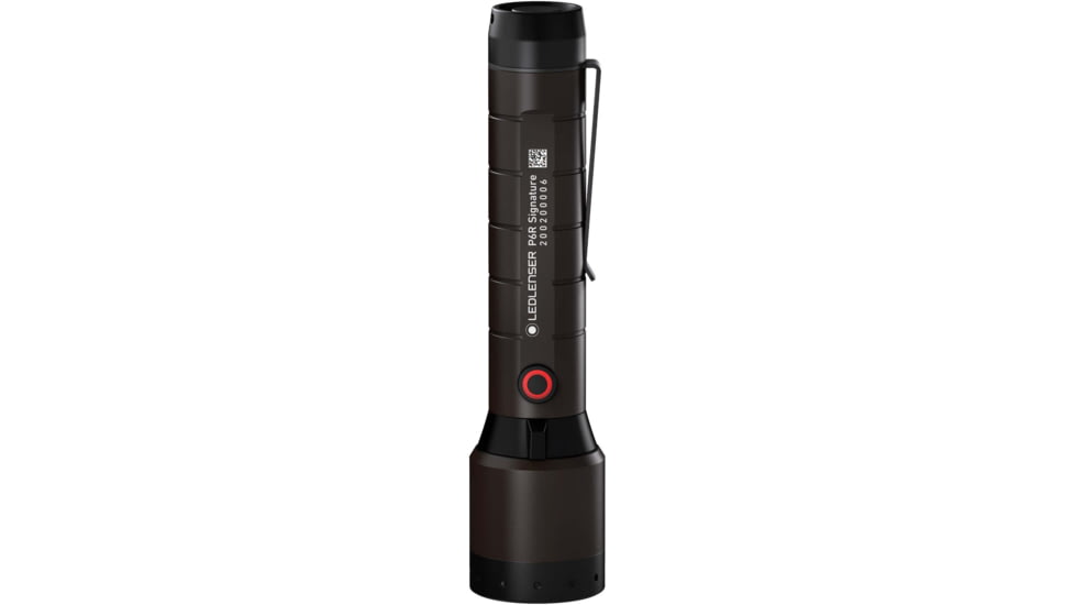 LED Lenser P6R Signature Flashlight, Li-ion 3.63V, Black, 880521