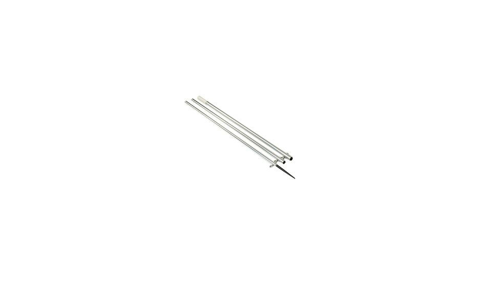 Lee's Tackle 16' Center Rigging Pole - Bright Silver/Black Spike MKII, AO8716CR