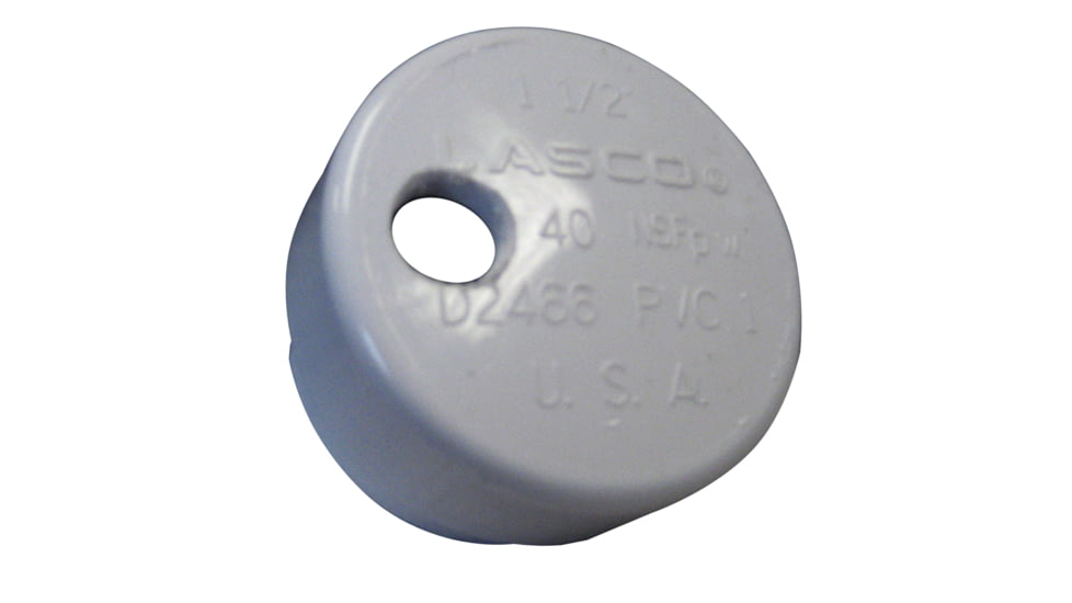 Lee's Tackle Drain Cap f/Heavy Rod Holders 1/4" NPT PVC 31172