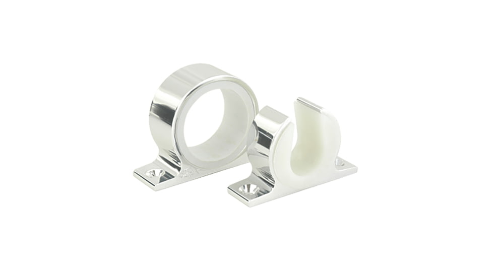 Lee's Tackle Single Rod Rack Set - Bright Silver Finish 31248