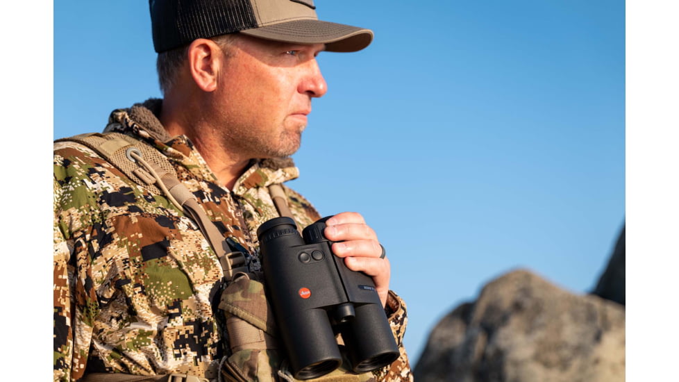 Leica Geovid R 10x42mm Rangefinder Binocular, LED, Black, 40812