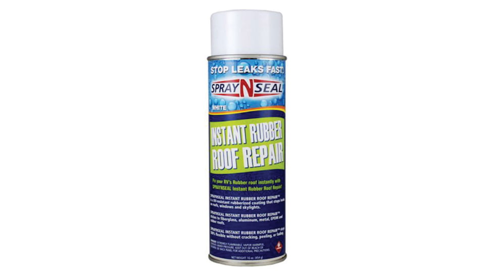 Leisure Time Spraynseal Instant Rubber Roof Repair Aerosol Can, 16oz, 60030
