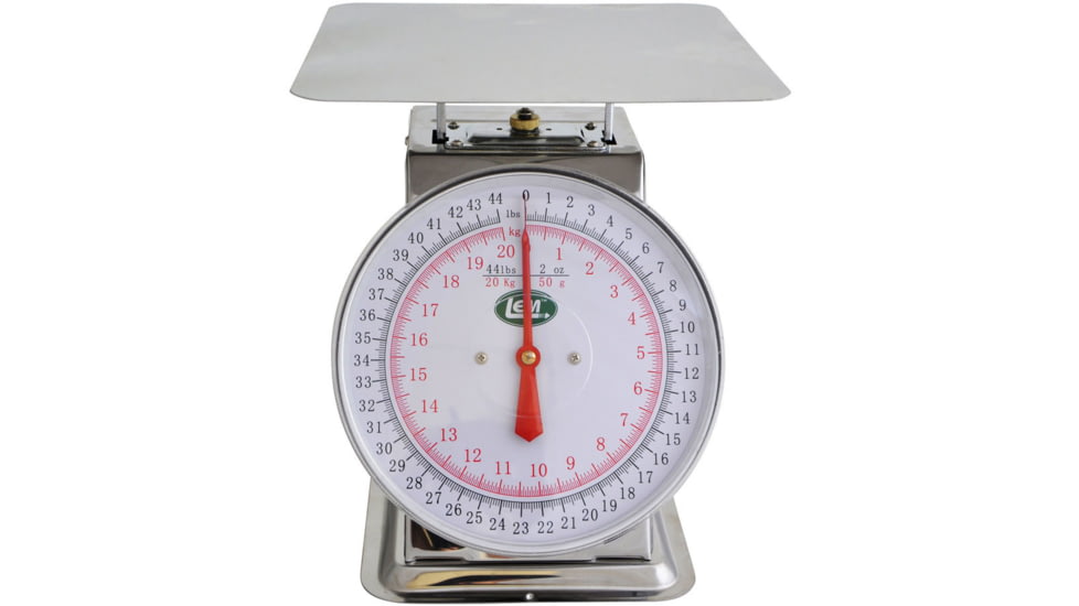 LEM Products 44 Pound Scale, Stainless Steel, 435